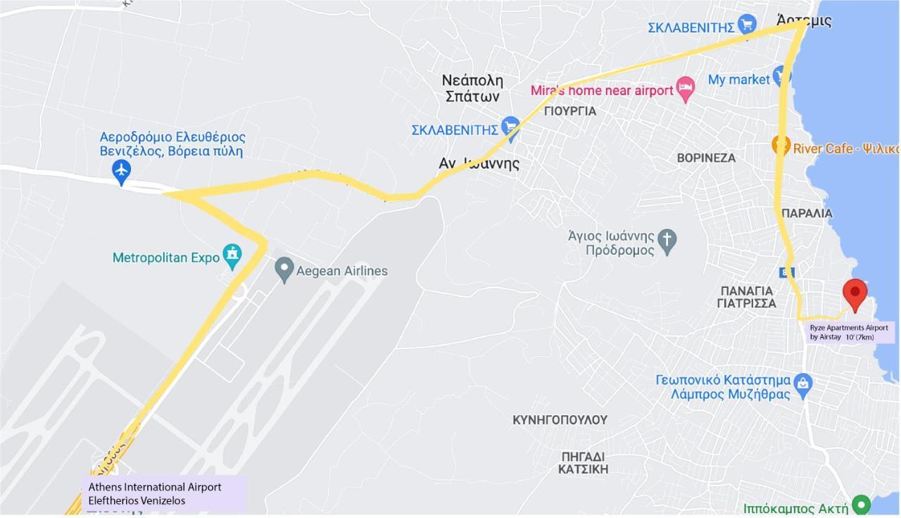 Ryze Apartments Airport By Airstay Artemida  Ngoại thất bức ảnh